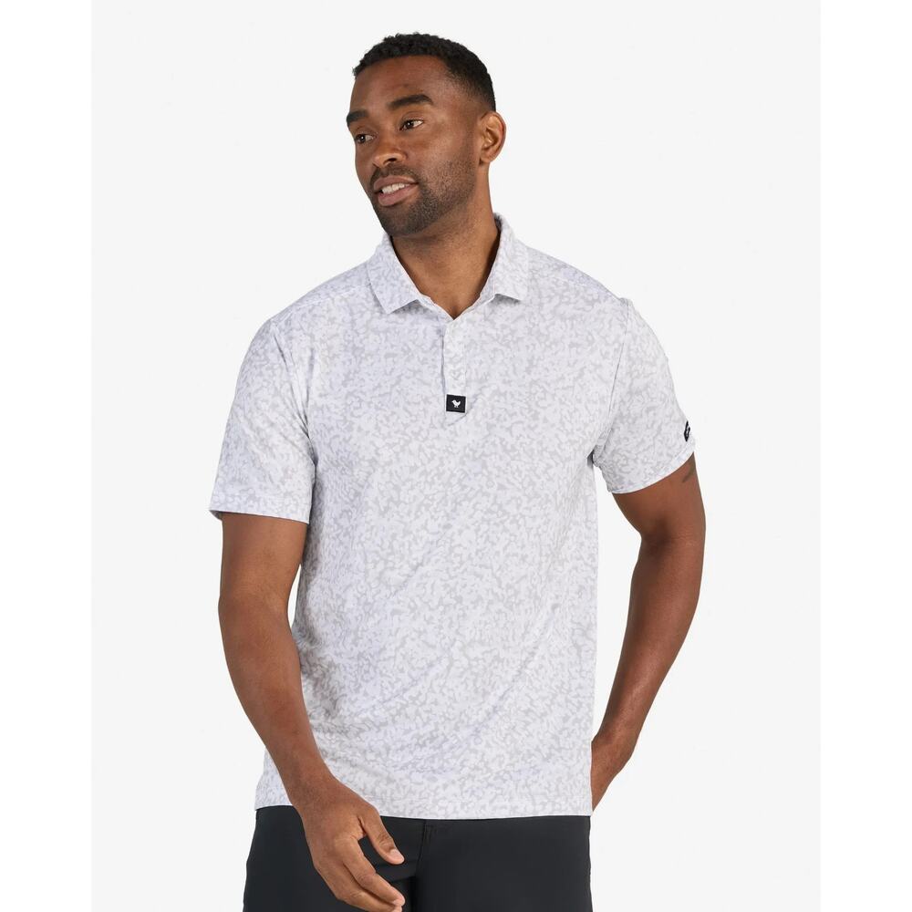 Bad Birdie Salt Shaker Core Performance Polo Men's Size S NWT